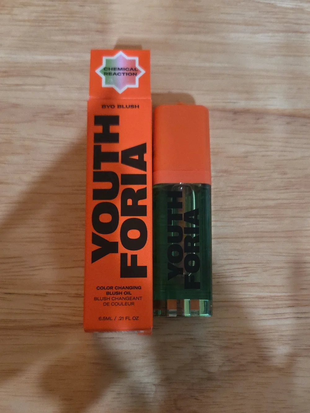 YOUTHFORIA BYO Blush Color-Changing Blush Oil — Orange